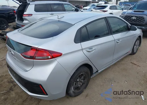 2017 Hyundai Ioniq Hybrid Blue из США, поврежденный, VIN KMHC65LC5HU024227